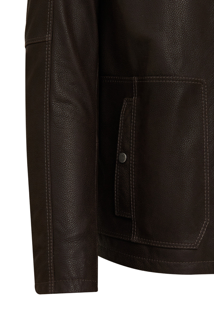 Costa Men's Brown Leather Jacket
