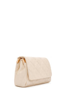 Women's Cream Quilted Shoulder Bag | Derimod