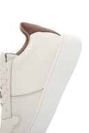 Men's Beige Leather Sneaker | Derimod