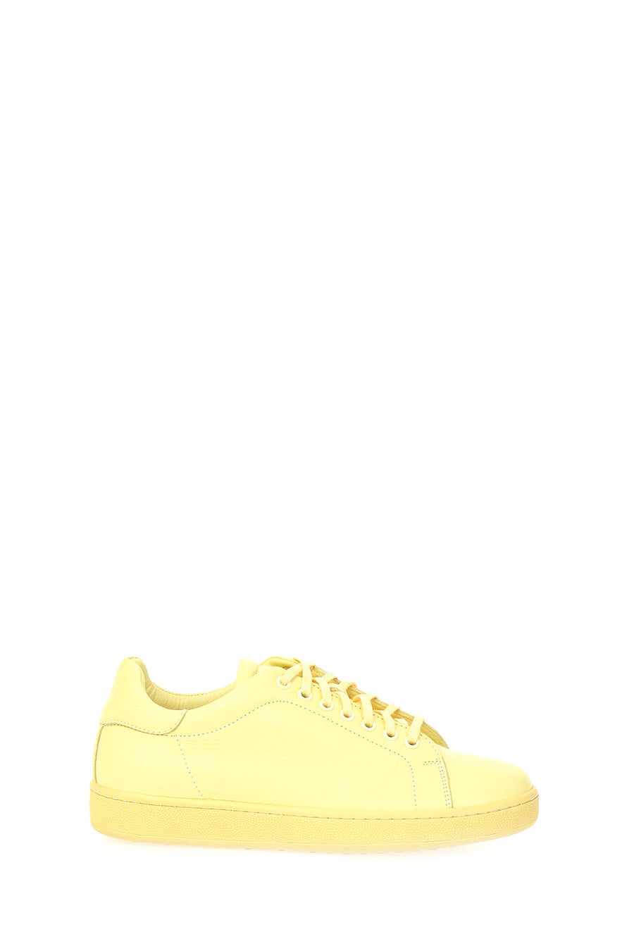 Sarı Kadın Deri Sneaker