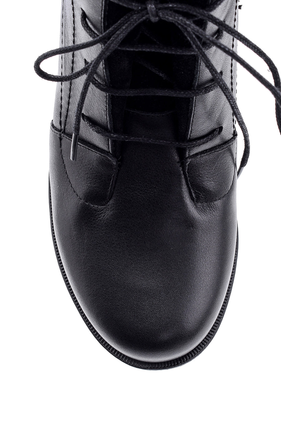 Women's Lace-Up Leather Boots