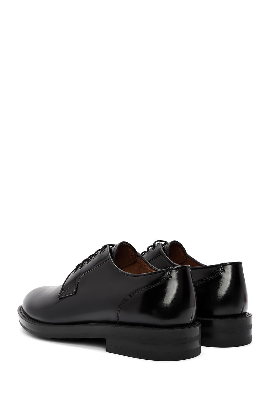 
Men's Black Lace-Up Leather Classic Shoes
