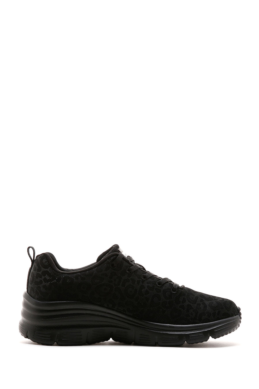 Skechers Kadın Beyaz Bobs Arch Comfort Bağcıklı Kalın Tabanlı Deri Sneaker