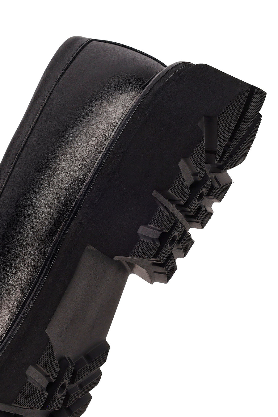 Male Black Tasselled Leather Casual Loafer