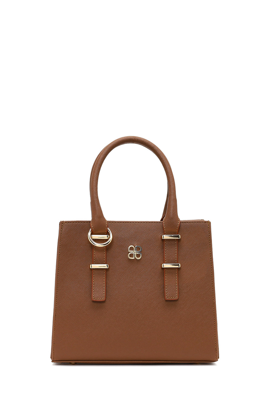 Women's Beige Long Strapped Accessorized Handbag