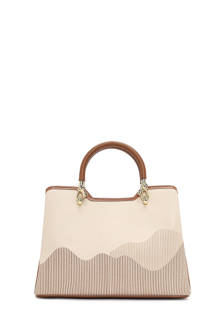 Women's Beige Long Strap Printed Sleeve Bag