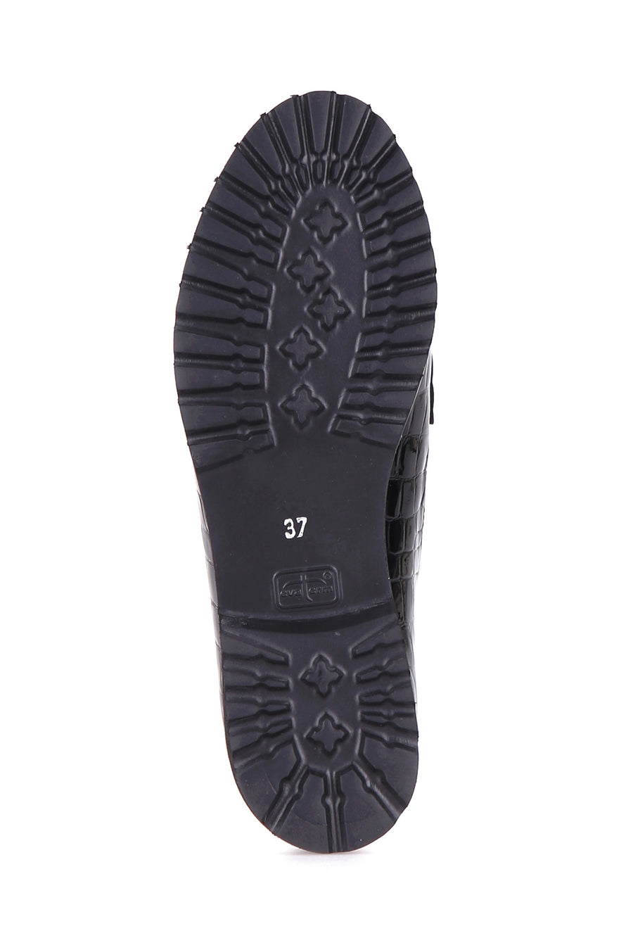 Crocodile Patterned Women's Leather Shoes