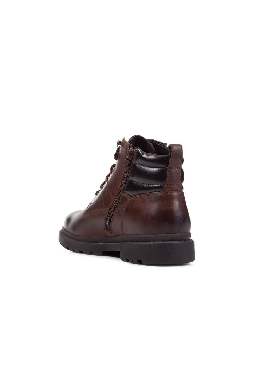 Geox Men's Brown Andalo Lace-Up Leather Boots
