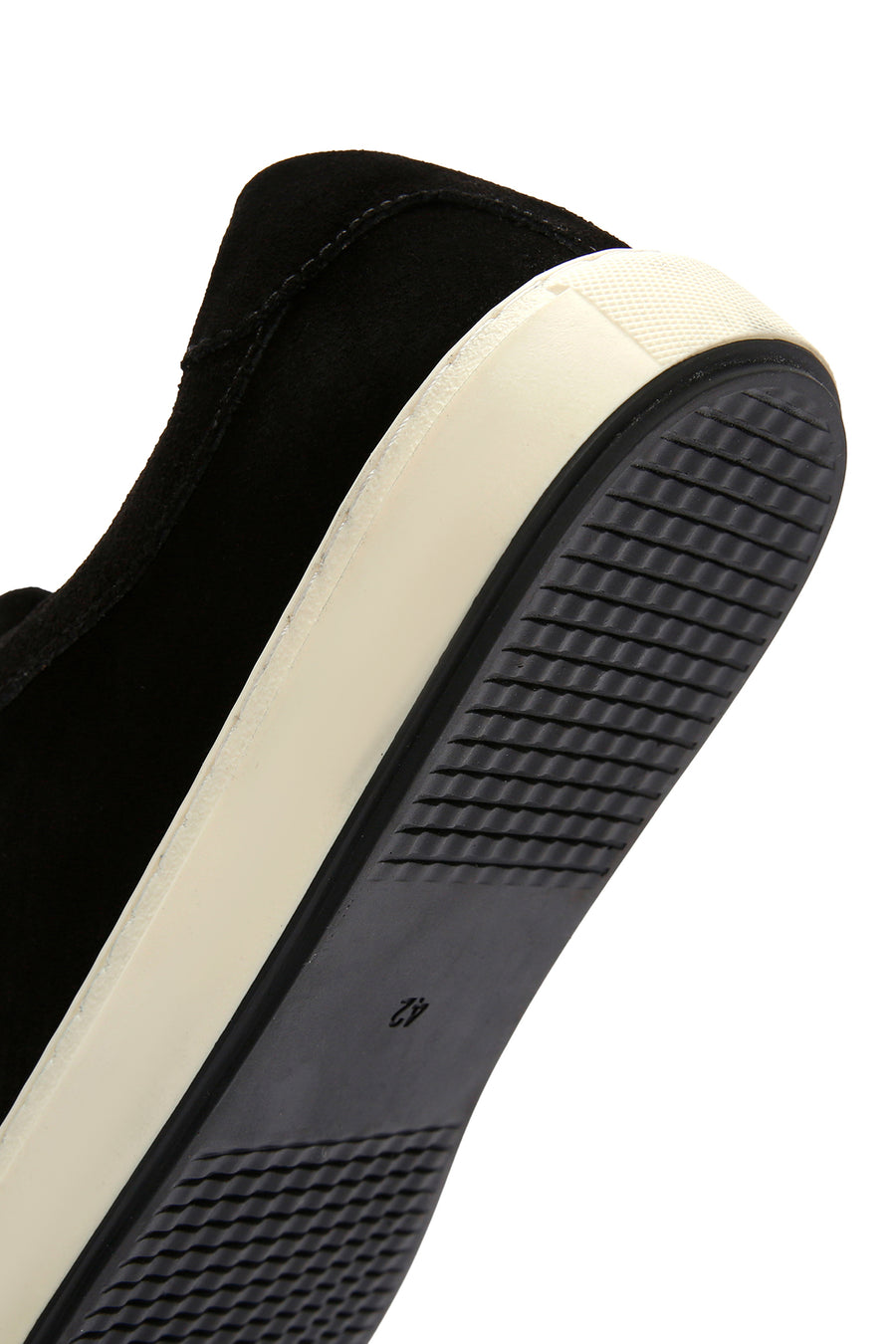 Men's Black Suede Leather Sneaker