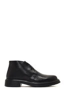 Men's Black Lace-Up Leather Casual Boot | Derimod