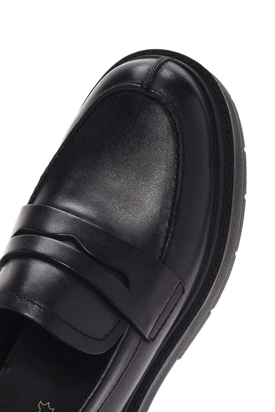 Geox Kadın Siyah Spherica Deri Maskülen Loafer