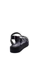 Women's Leather Braided Bodrum Sandals | Derimod