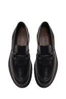 Erkek Siyah Deri Casual Loafer | Derimod