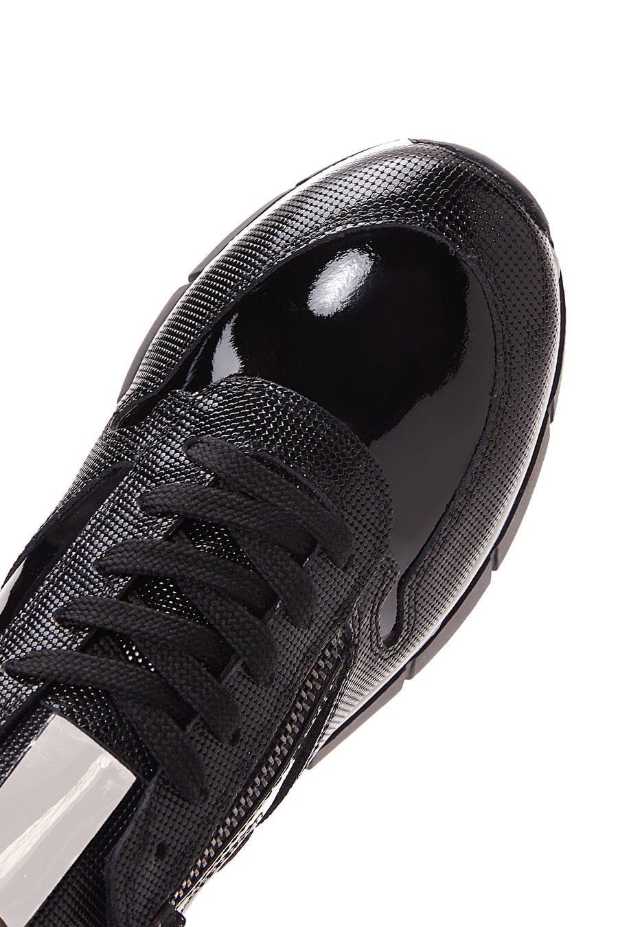 Kadın Siyah Deri Sneaker
