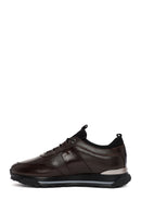 Men's Brown Lace-Up Leather Casual Sneaker | Derimod