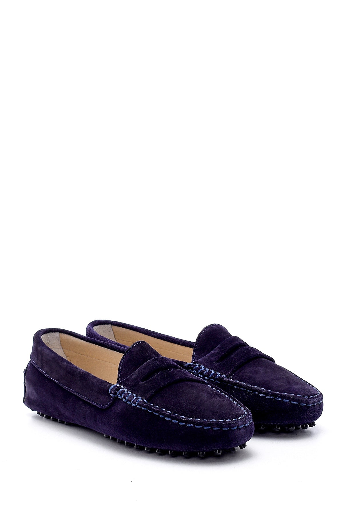 Kadın Süet Deri Casual Loafer