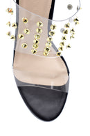 Women's Studded Detailed Heeled Slippers | Derimod