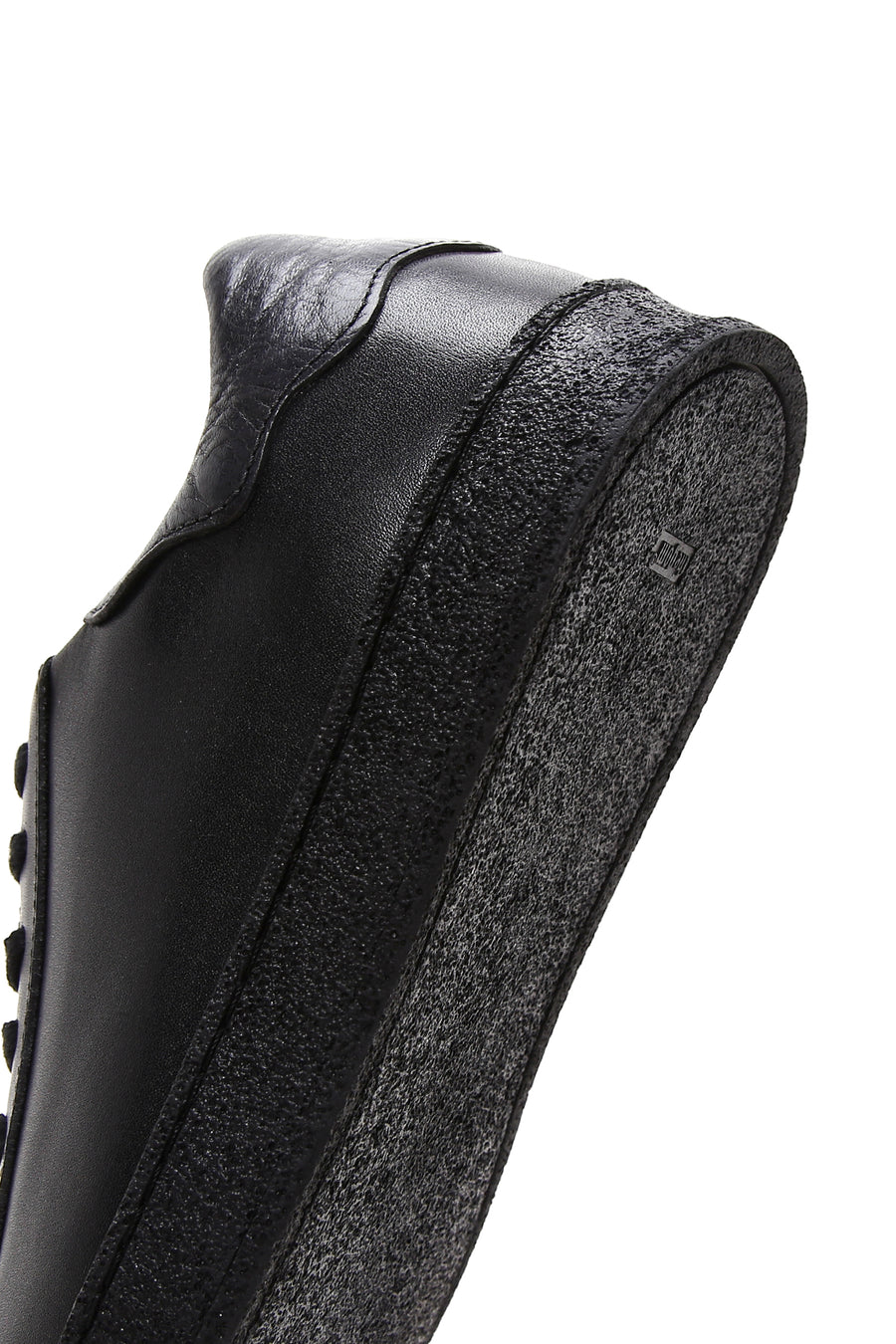 Men's Black Leather Sneaker