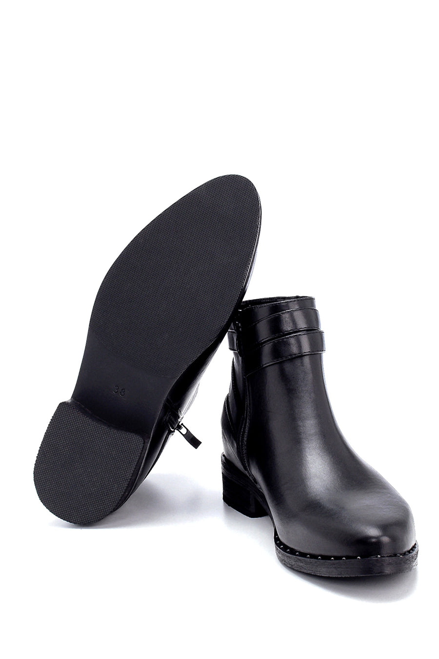 Women's Buckle Detailed Boots