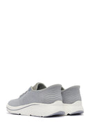Derimod Zero Women's Grey Laced Thick Soled Sneaker | Derimod