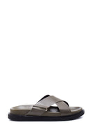 Men's Leather Slippers | Derimod