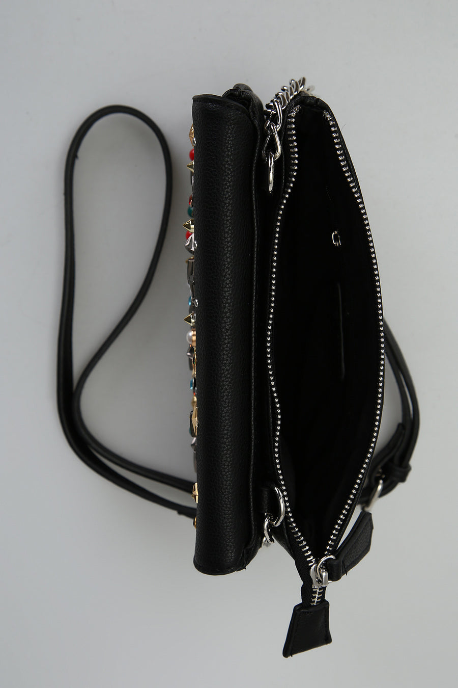 Women's Crossbody Bag with Star Staple Detail