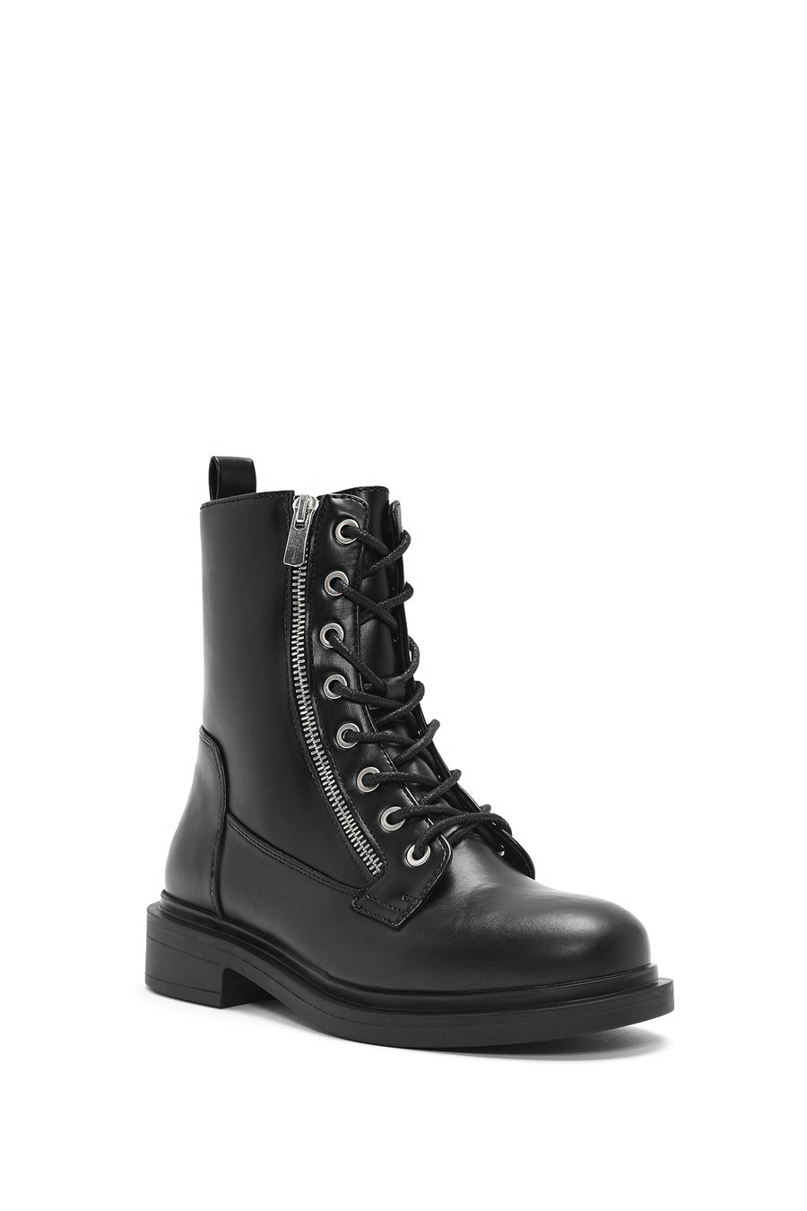 Women's Black Zippered Boots
