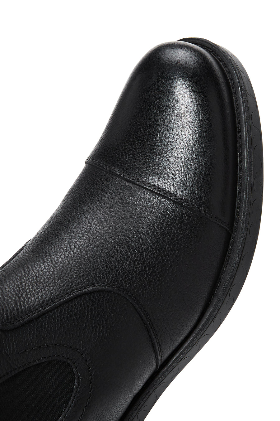 Men's Leather Zippered Boots
