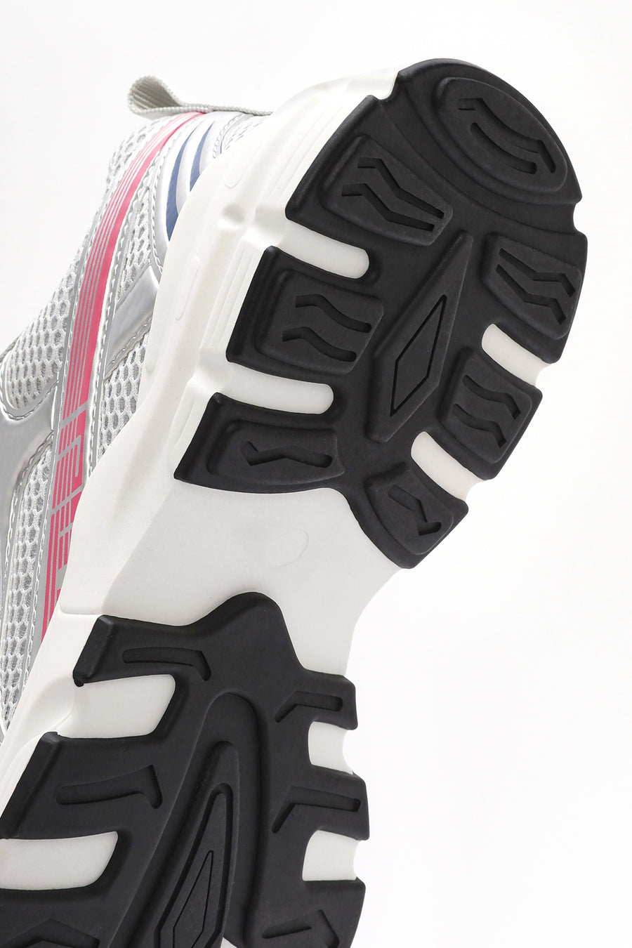 Women's Orange Chunky Sole Lace-Up Sneakers