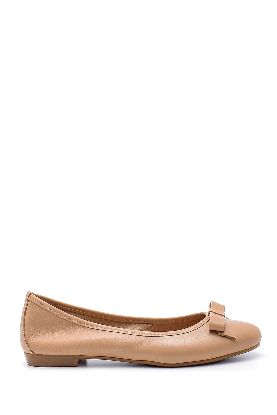 Women's Leather Ballerinas 20SFD111518 | Derimod