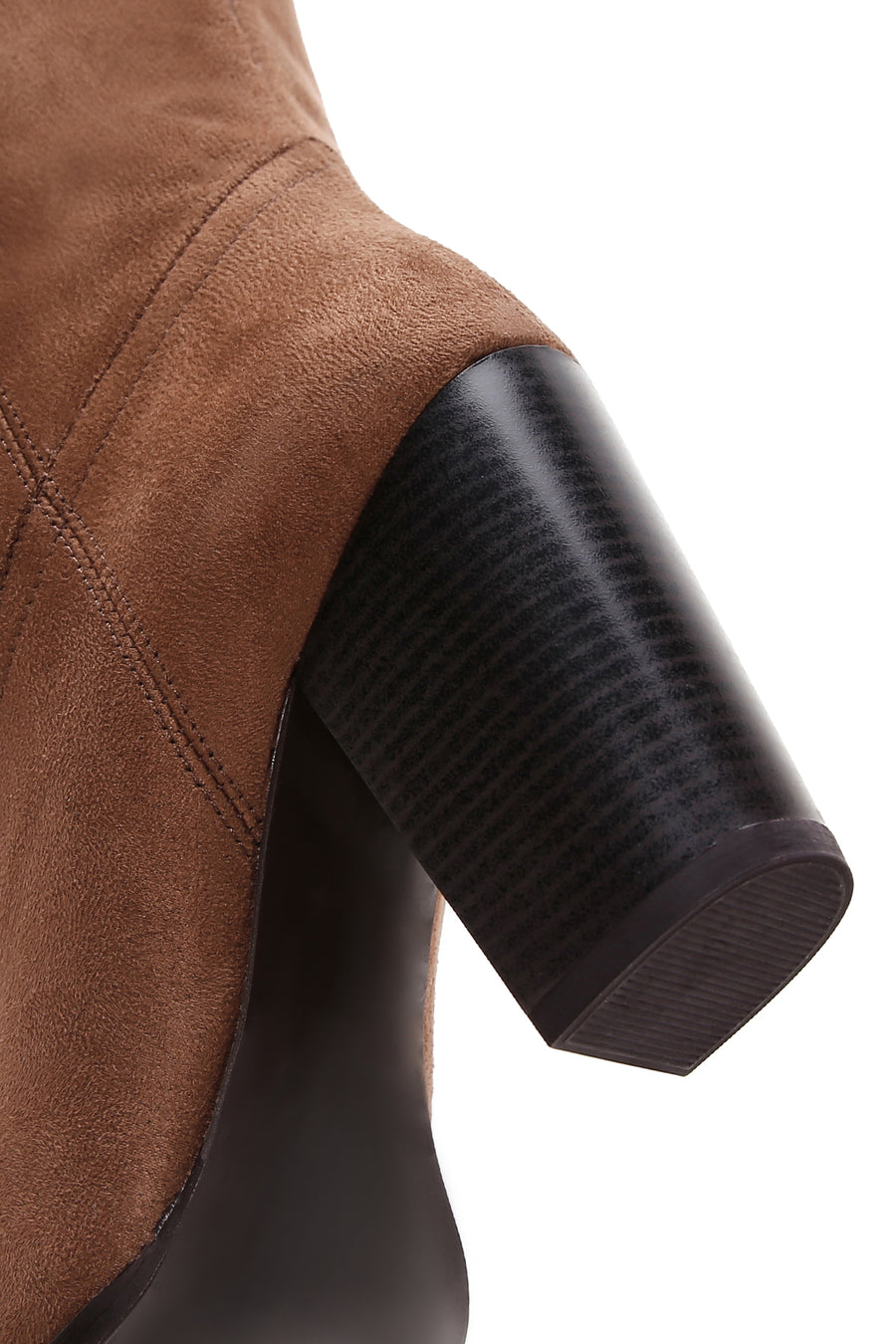 Women's Tan Suede Heeled Cowboy Boots