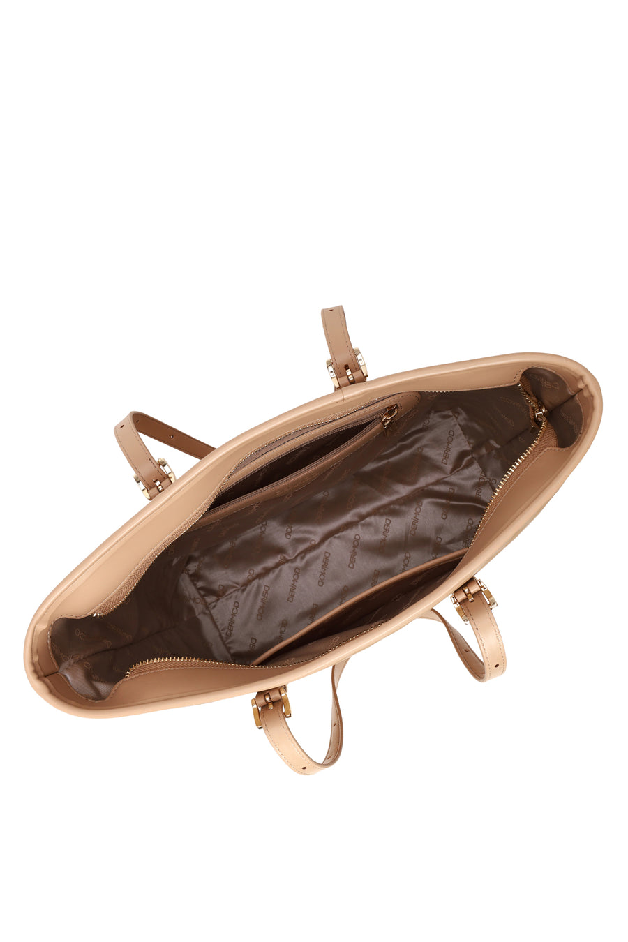 Woman Beige Printed Shoulder Bag