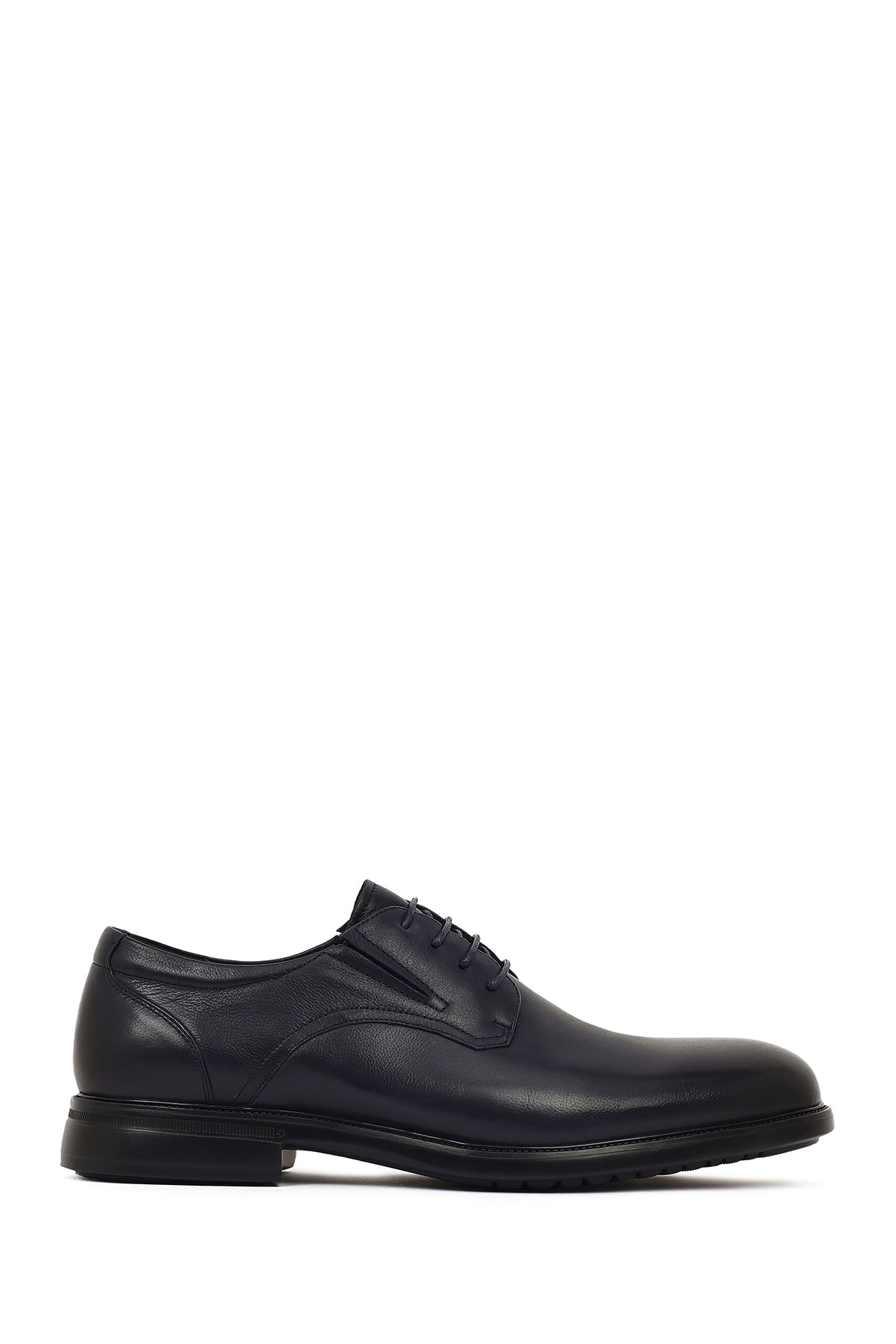 Men's Navy Blue Lace-up Classic Leather Shoes 26SFD694718 | Derimod