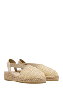 Women's Beige Fabric Sandals | Derimod