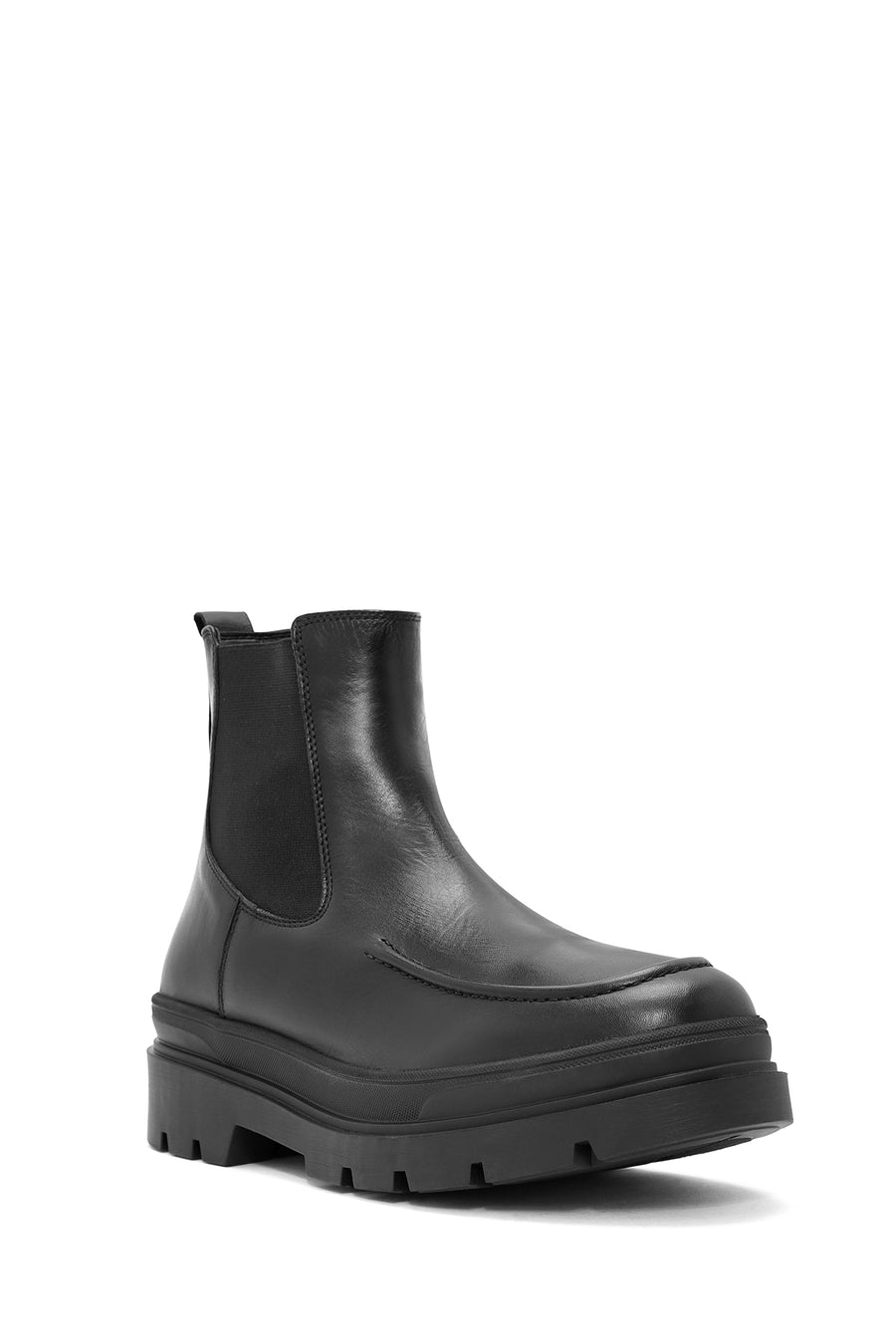 Men's Black Leather Chelsea Boots