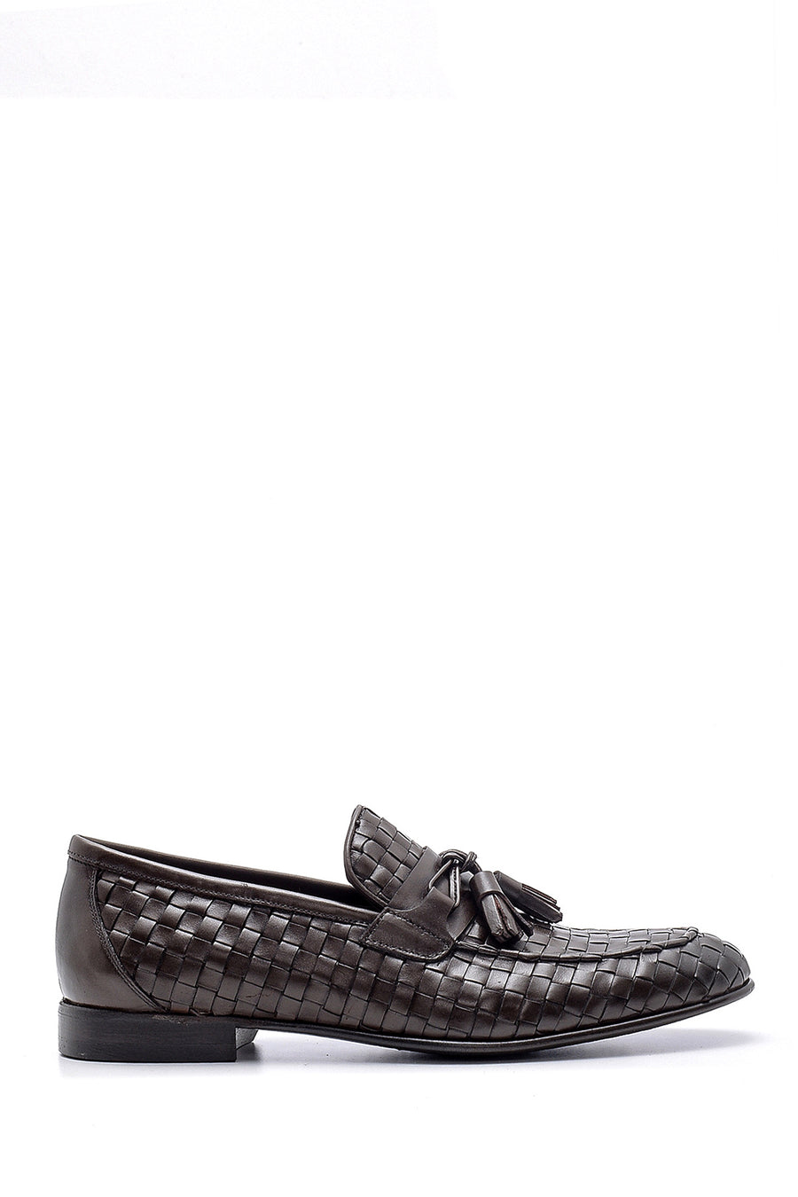 Men's Leather Knit Pattern Loafer 20SFD317329 | Derimod