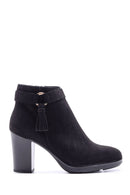 Women's Suede Heeled Boots | Derimod