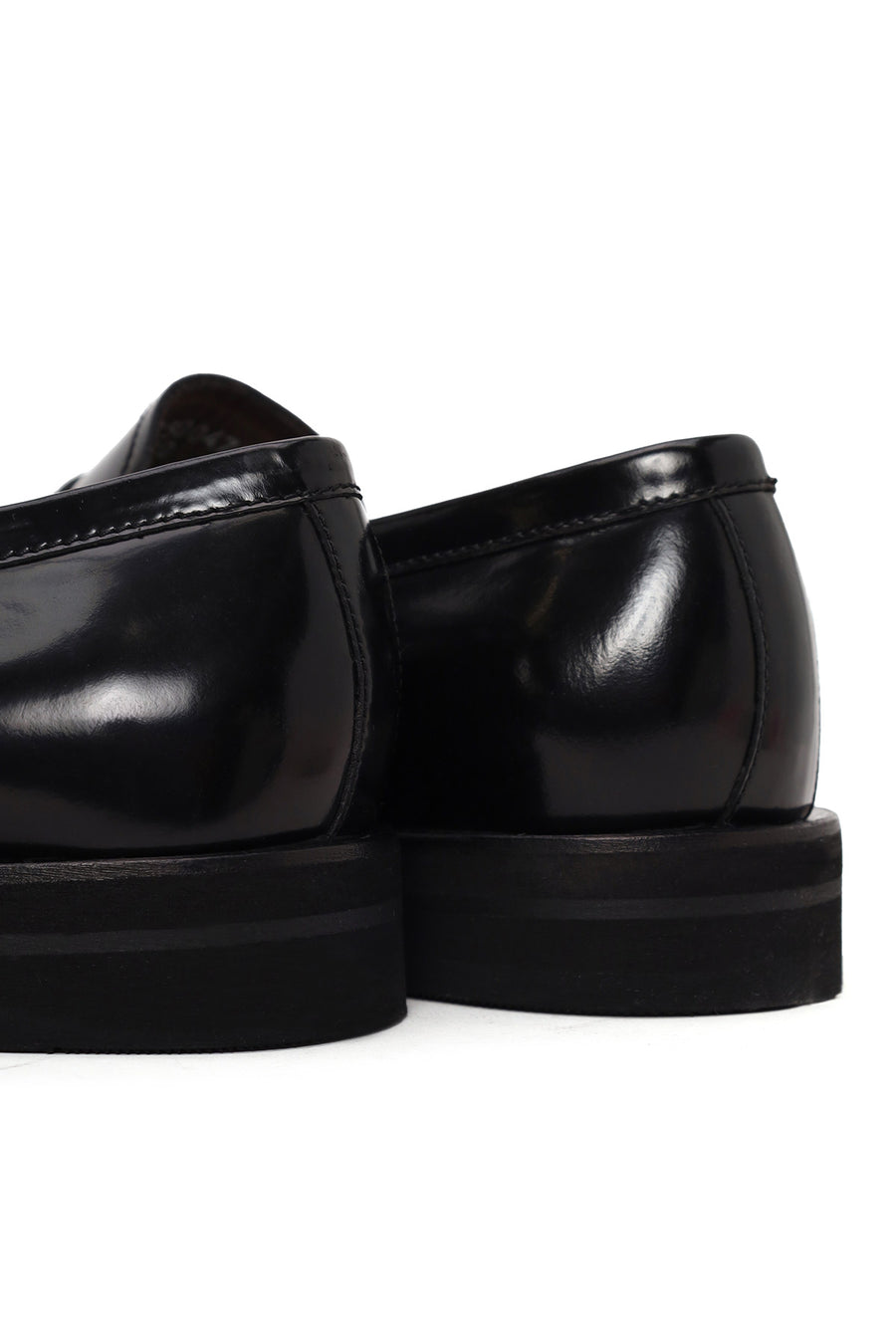Male Black Leather Loafer