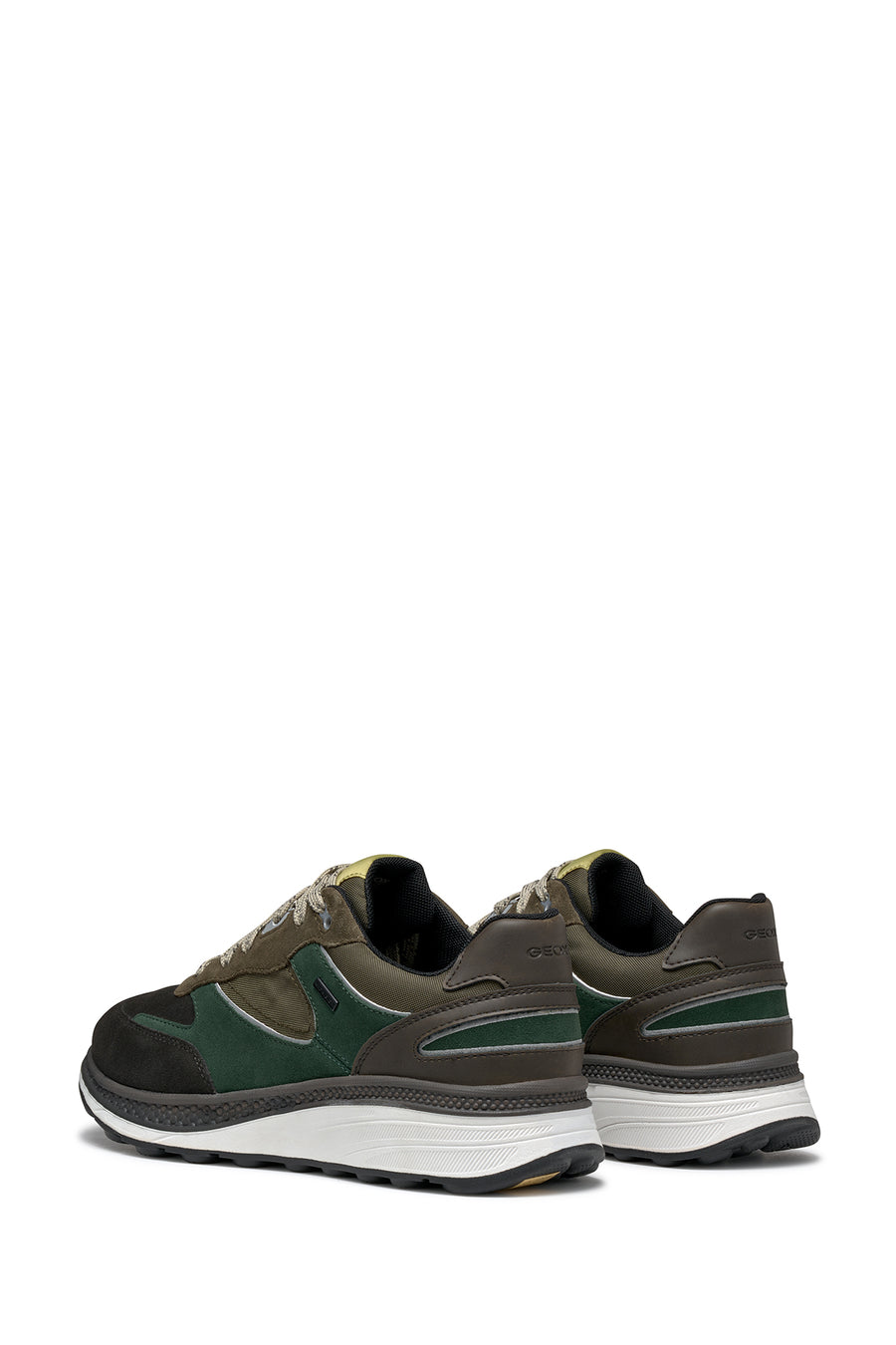 Geox Erkek Kahverengi Spherica Actif X1 Abx Bağcıklı Waterproof Deri Sneaker
