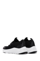 Women's Black Thick Soled Fabric Sneaker | Derimod