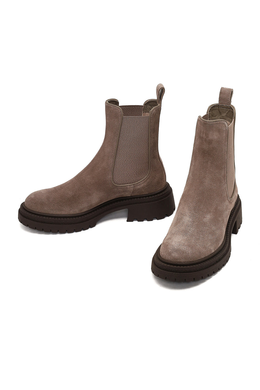 Women's Mink Suede Leather Chelsea Boot