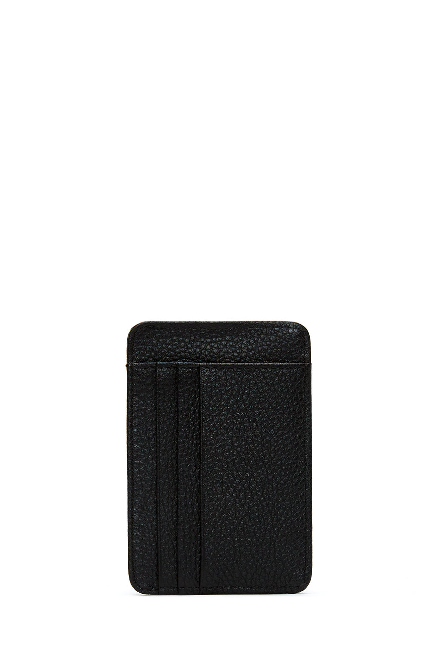 Men's Black Leather Casual Card Holder