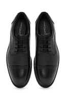 Men's Black Laced Leather Classic Shoes | Derimod