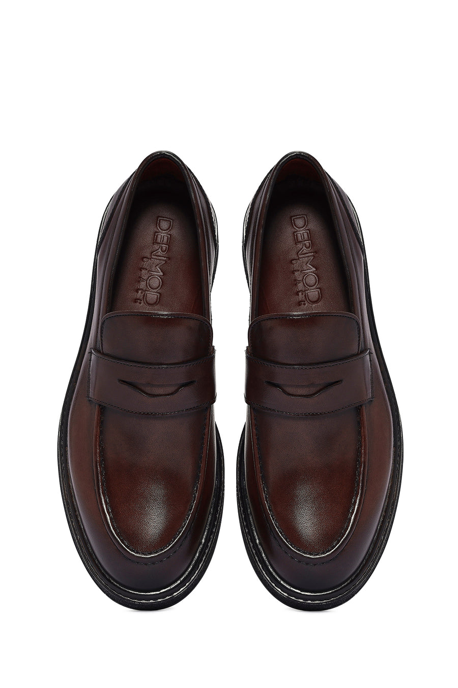 
Men's Brown Leather Casual Loafer
