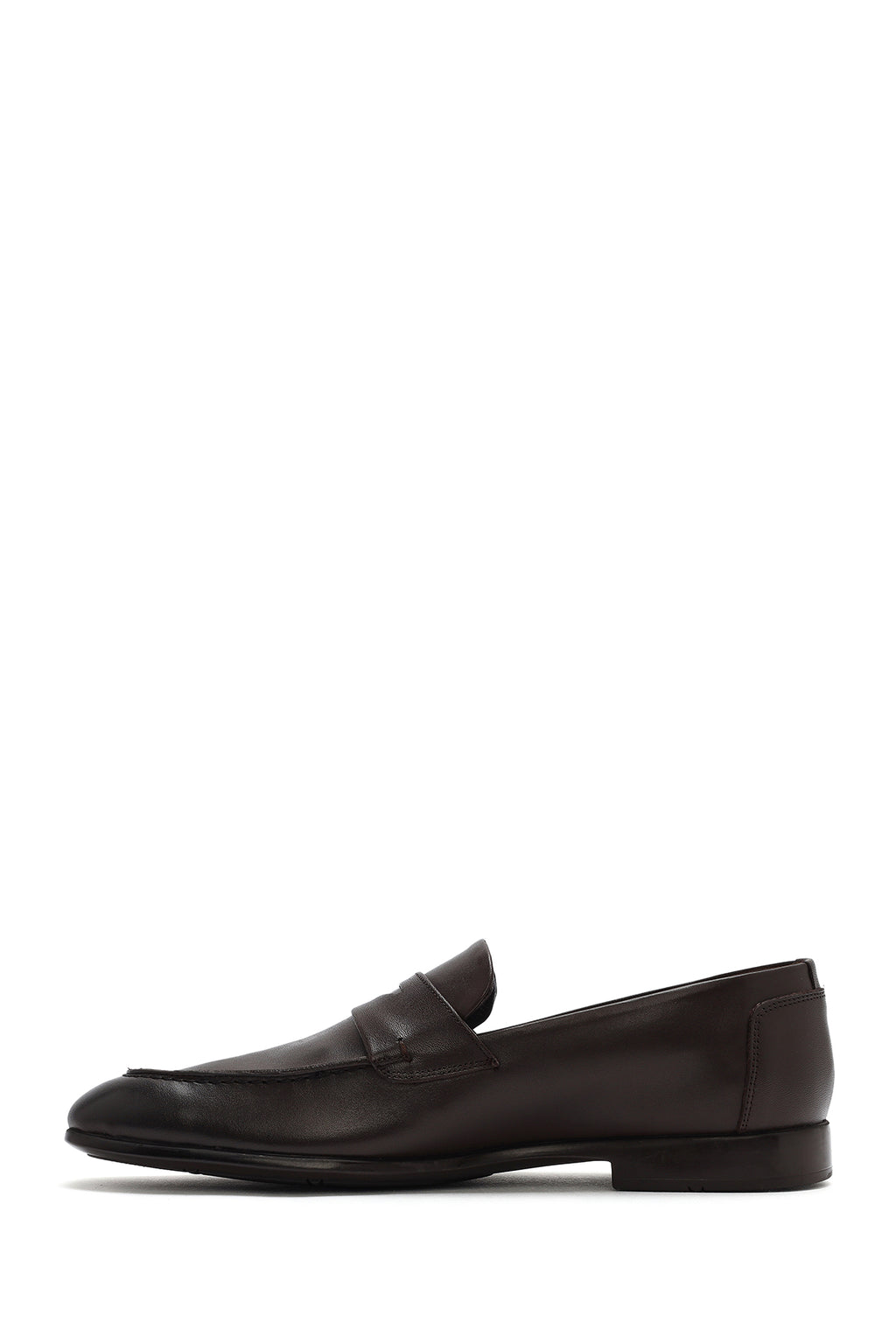 Erkek Kahverengi Deri Casual Loafer