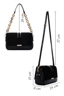 Women's Black Long Strap Crossbody Bag | Derimod