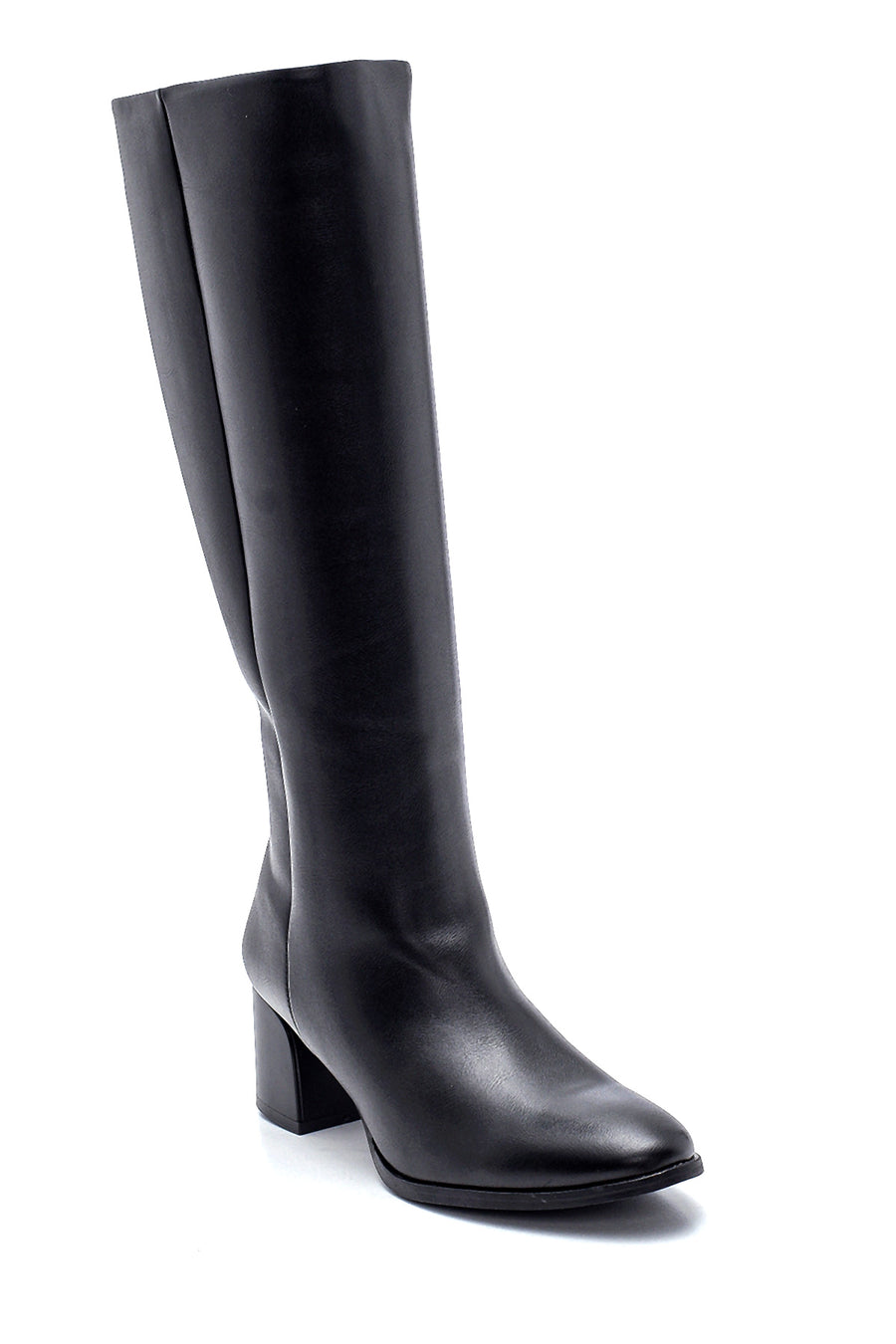 Women's Black Classic Heeled Boots