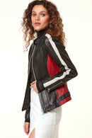 Freedom Women's Leather Jacket | Derimod