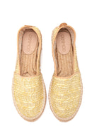 Kadın Bej Hasır Espadril | Derimod