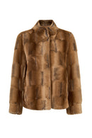 Altabadia Kadın Camel Oversize Teddy Mont | Derimod